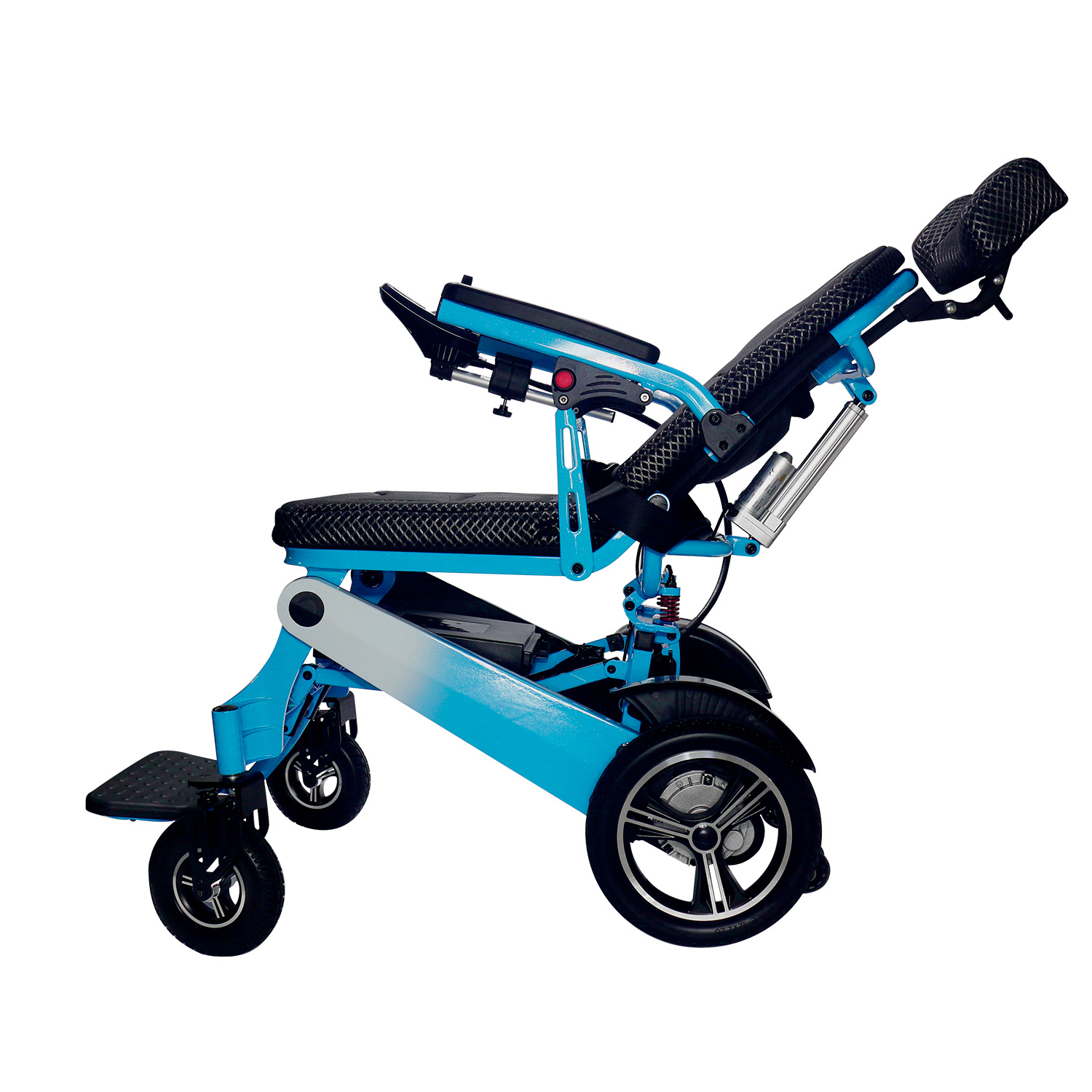 Gradient blue reclining electric wheelchair TEW007N