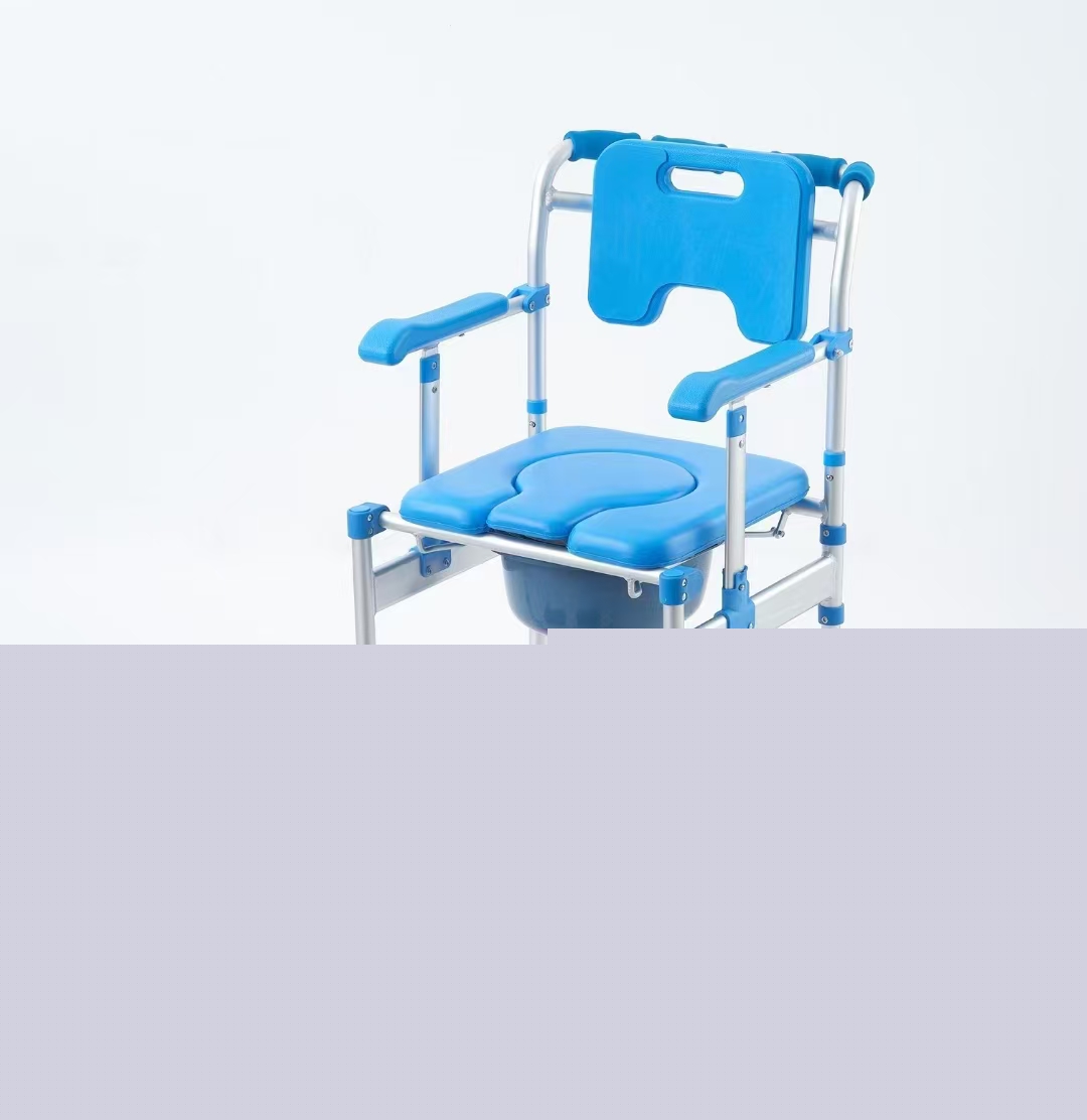 TCM-060 bathing chair toilet indoor wheelchair 3 in 1