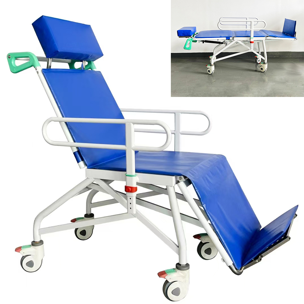 TCM-060N SUS304/202 stainless steel 150kg load-bearing reclining bath chair