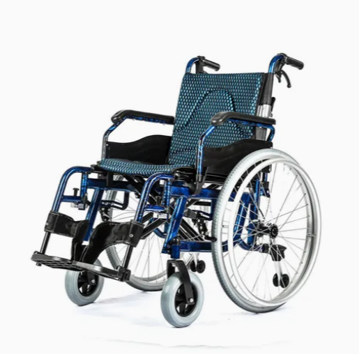 TAW206LAJF1 Hospital Patient Transfer Homecare Outdoor Folding Aluminum Wheelchair for Disabled